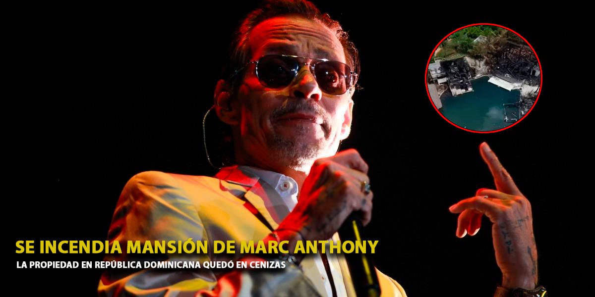 se incendia masión de marc Anthony