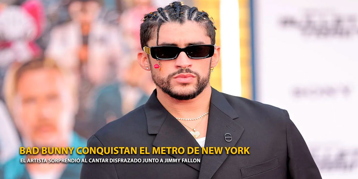 bad bunny sorprende con show en metro de new york