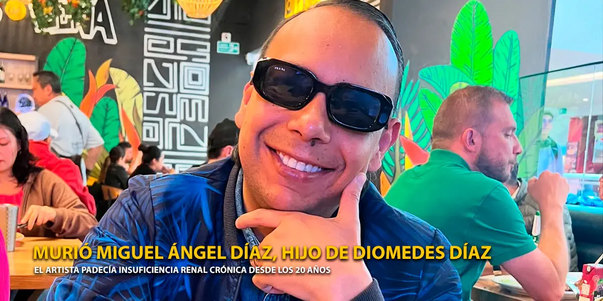 murió miguel ángel Díaz, hijo de Diomedes díaz