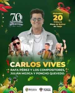 Rafa Pérez llega al Aguinaldo Boyacense con el show de compositores