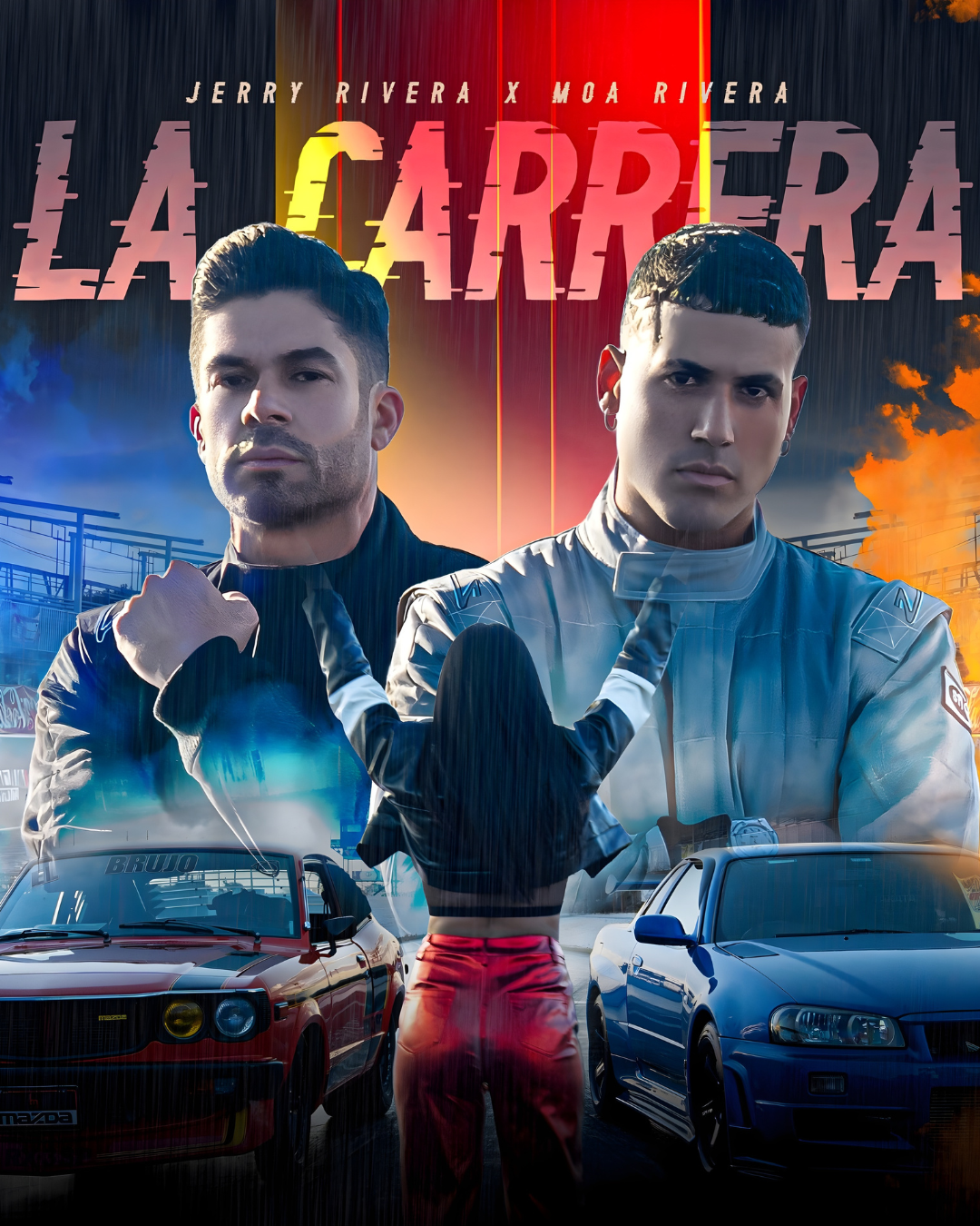 Legado y Sabor: Moa y Jerry Rivera aceleran el ritmo con "La Carrera"