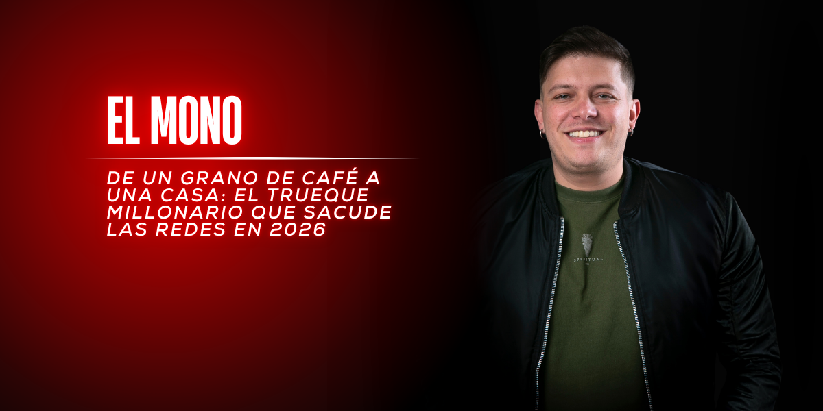 De un grano de café a una casa: El Mono y el trueque millonario que sacude las redes en 2026