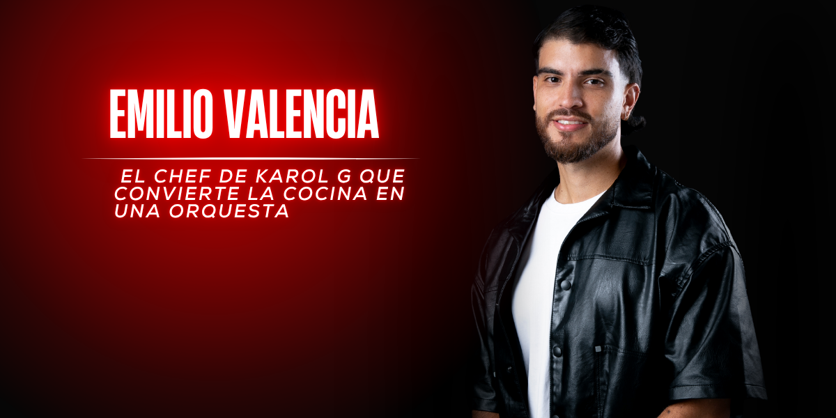 El sonido del sartén: Emilio Valencia, el chef de Karol G que convierte la cocina en una orquesta