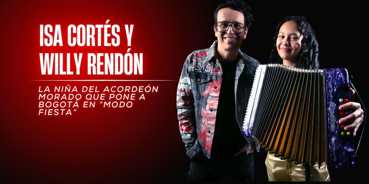 Isa Cortés: La niña del acordeón morado que pone a Bogotá en “Modo Fiesta“